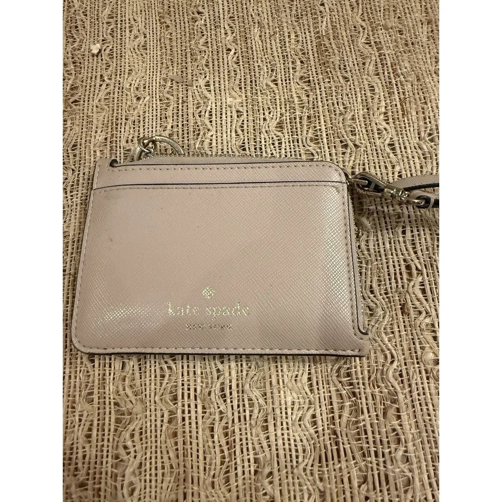 Kate Spade Schuyler Small Wristlet Card Holder  Warm‎ Beige KE701
